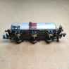 2 wagons-citernes à 3 essieux gris SNCF, SGTL SEWAR, ép. IV, Arnold HN6675, 1/160