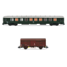 Train de maintenance SNCF avec 1 voiture et 1 wagon - ép. IV-V Arnold HN4446 – N 1/160