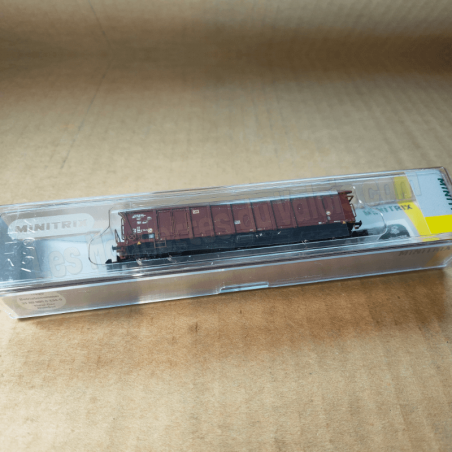 Wagon gondole Tamns 893 toiture coulissante – Minitrix 15992 – Échelle N (1:160)