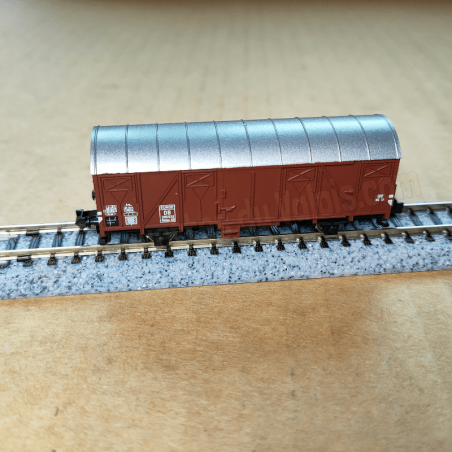 Wagon couvert Gmms 40 - DB – Époque III – Minitrix 18100 – N 1:160