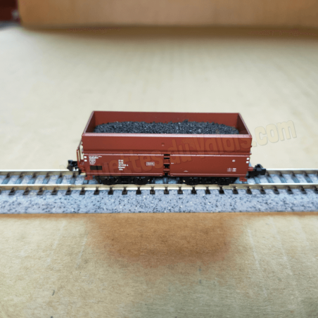 Wagon trémie type OOtu 6778, transport de charbon, DR – N 1:160 – Ép IV