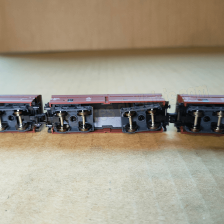 3 wagons trémies type Kkt-57, Ep III – DB – Minitrix 18268 – Échelle N (1:160)
