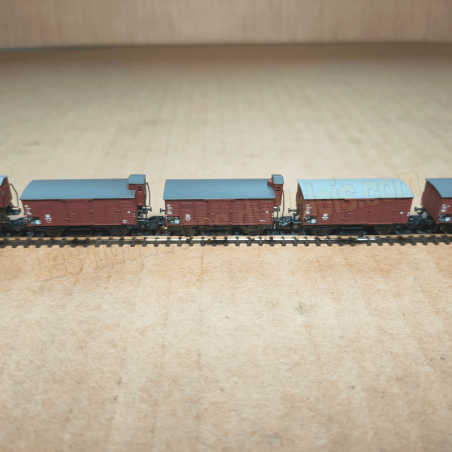 Coffret de wagons couverts G 10 – Märklin 086605 – Z (1/220)