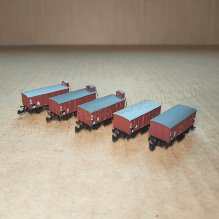 Coffret de wagons couverts G 10 – Märklin 086605 – Z (1/220)