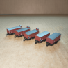 Coffret de wagons couverts G 10 – Märklin 086605 – Z (1/220)