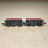 Coffret de wagons couverts G 10 – Märklin 086605 – Z (1/220)