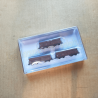 3 wagons trémie type Fad-50 OOtz, transport de charbon, DB - Minitrix 18269 – Échelle N (1 :160)