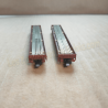 2 wagons plats « Uas » chargés de rails – Minitrix 18290 – N 1 :160 – SNCF (INFRA), époque VI