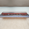 2 wagons plats « Uas » chargés de rails – Minitrix 18290 – N 1 :160 – SNCF (INFRA), époque VI
