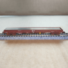 2 wagons plats « Uas » chargés de rails – Minitrix 18290 – N 1 :160 – SNCF (INFRA), époque VI