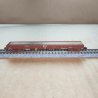 2 wagons plats « Uas » chargés de rails – Minitrix 18290 – N 1 :160 – SNCF (INFRA), époque VI