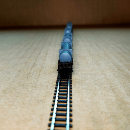 Coffret 5 wagons « bouteilles de carbure » SKW / DB – Märklin 82092 – Z 1:220 – Époque IV
