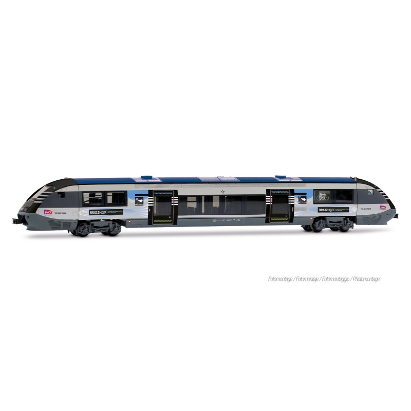 Autorail diesel X 73500 « TER Bretagne » nouvelle livrée « BREIZHGO »  - arnold HN2684 - N 1:160