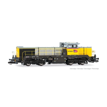 Locomotive diesel BB 79000, Vossloh DE 18, livrée jaune/grise - SNCF Réseau - Arnold HN9082 - TT 1/120