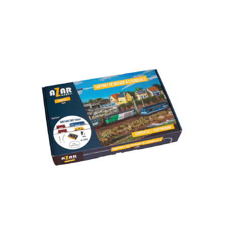 Coffret de départ analogique "bleue" BB67400 - SNCF - AZAR MODELS AZP03 - échelle Z 1:220