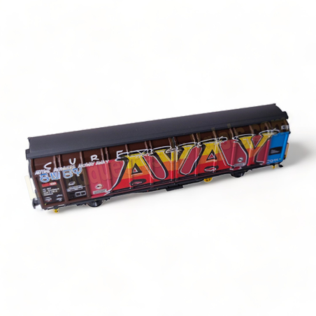 Wagons à parois coulissantes rouge SBB, Hobbytrain échelle N 1/160 réfference H24665.