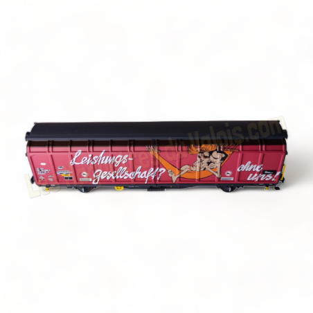 Wagons à parois coulissantes rouge SBB, Hobbytrain échelle N 1/160 réfference H24665.