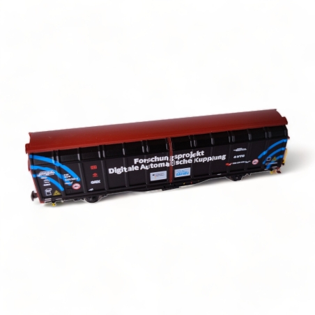 wagons à parois coulissantes vert CFF, Hobbytrain échelle N 1/160 réfference H24664.