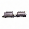 Coffret de 2 wagons citerne Paul Millet SNCF, Hobbytrain échelle N 1/160 réfference H24852.