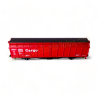 Coffret de 2 wagons à parois coulissantes Hobbytrain échelle N 1/160 réfference H24651.