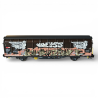 Wagon parois coulissantes Hbbillns – SBB « Graffiti / ATS Crew » – Hobbytrain H24668 – N 1:160
