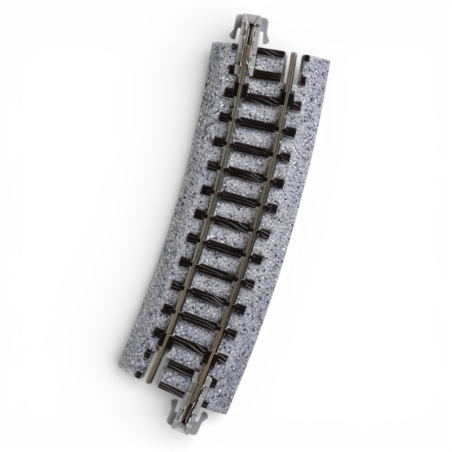 4 Rail courbe Kato Unitrack 282mm Échelle N, ref: 20-111
