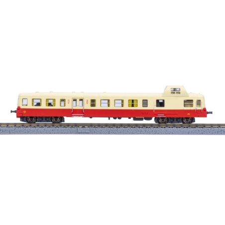 Autorail X4013 Picasso analogique A02-01 - SNCF - X3864 créme/rouge - époques III-IV - Azar Models - Z 1/220