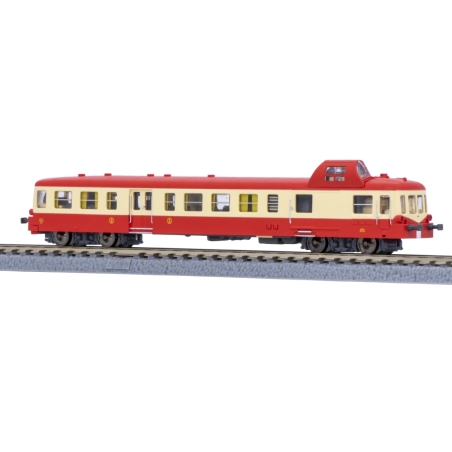 Autorail X3864 Picasso analogique A02-03A - SNCF - créme/rouge toit rouge - époques III-IV - Azar Models - Z 1/220