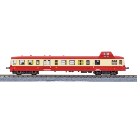 Autorail X3864 Picasso analogique A02-03A - SNCF - créme/rouge toit rouge - époques III-IV - Azar Models - Z 1/220