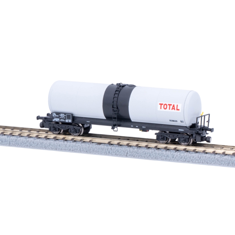 wagon Citerne longue ANF TOTAL simotra gris/noir - Azar Models W05-TO2 – époque IV – échelle Z