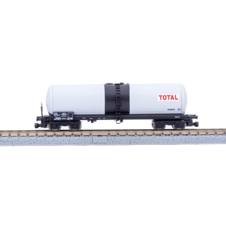 wagon Citerne longue ANF TOTAL simotra gris/noir - Azar Models W05-TO2 – époque IV – échelle Z