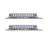 Coffret de 2 voitures Corail VTU 2e classe « Nouvelle décoration » SNCF – Azar Models V01-CPP2 – échelle Z