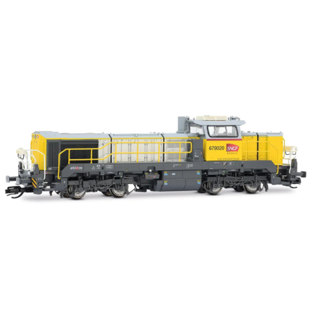 Locomotive diesel BB 79000, Vossloh DE 18, livrée jaune/grise - SNCF Réseau - Arnold HN9082 - TT 1/120