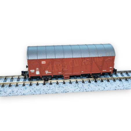 Wagon couvert Gs 213 DB – Époque VI – Minitrix 18099 – N 1:160