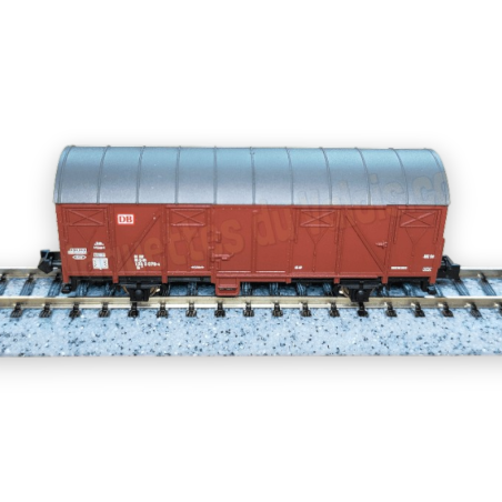 Wagon couvert Gs 213 DB – Époque VI – Minitrix 18099 – N 1:160