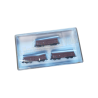 Coffret de 3 wagons trémie type Kkt-62, transport de charbon, DB, époque III, Minitrix 18270, échelle N