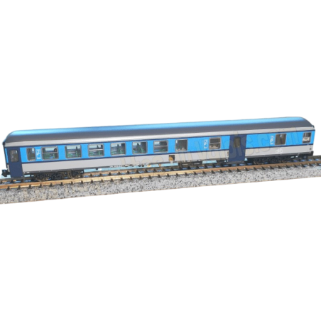 Voiture voyageurs type Bduu 497.2 « SVG » – N 1/160 – Ép VI – Minitrix 18551