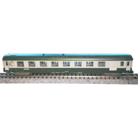 Voiture grandes lignes 2e classe B10, SNCF, époque V, Minitrix 18466, échelle N 1/160
