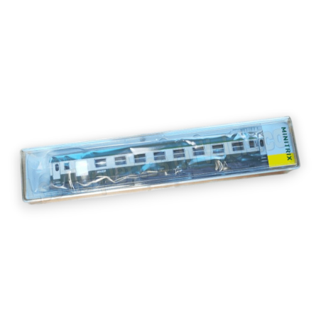 Voiture grandes lignes 2e classe B10, SNCF, époque V, Minitrix 18466, échelle N 1/160