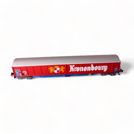 Coffret de 2 wagons à parois coulissantes Hobbytrain échelle N 1/160 réfference H23442.