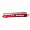 Coffret de 2 wagons à parois coulissantes Hobbytrain échelle N 1/160 réfference H23442.