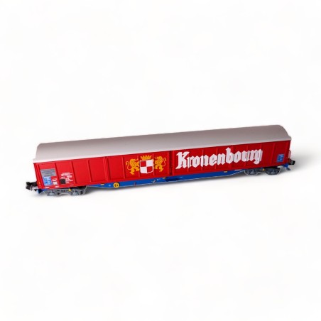 Coffret de 2 wagons à parois coulissantes Hobbytrain échelle N 1/160 réfference H23442.