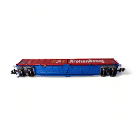 Coffret de 2 wagons à parois coulissantes Hobbytrain échelle N 1/160 réfference H23442.