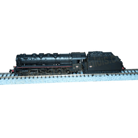 Locomotive à vapeur série 150 X SNCF, époque III, digitale sonore, Minitrix 16442, échelle N 1/160