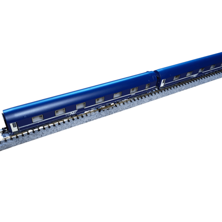 2 unités T2, bleu avec logo nouille livrée, SNCF, ép. IV-V- Arnold HN4405 - N 1/160