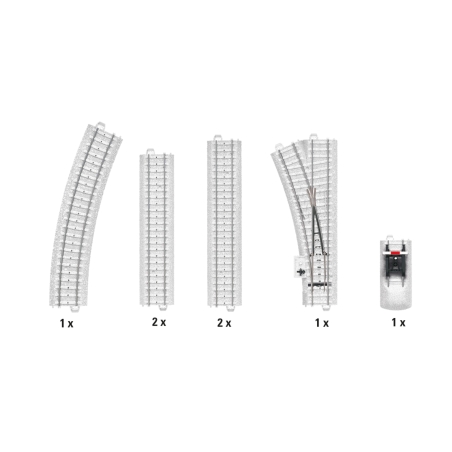 Coffret d’extension C Track enneigée Märklin Start up, Märklin 20124, échelle H0 1/87