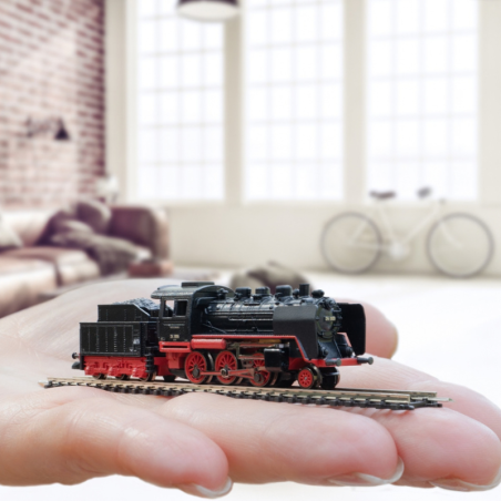 Coffret de départ train de voyageurs de musée avec locomotive à vapeur BR 24, époque III à V, Märklin 81874, échelle Z 1/220