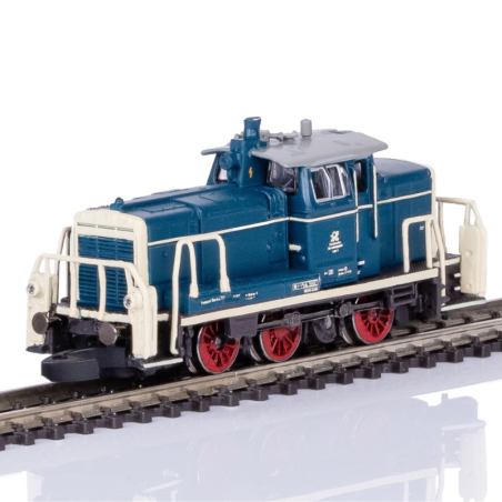 Coffret de train marchandises Deutsche Bundespost, locomotive diesel et trois wagons couverts, EP IV, Märklin 81359, Z 1/220