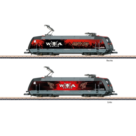 Locomotive électrique BR 101 « Wacken Open Air 2026 », DB AG, Époque VI, Märklin 88666, échelle Z 1/220