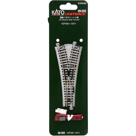 Aiguillage Y Kato Unitrack 481 mm - N 1/160 - kato 20-222